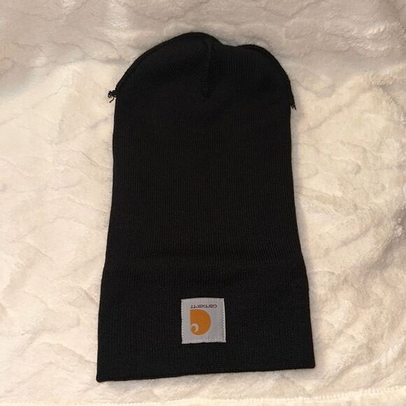 carhartt Black Men’s Unisex Knit Cuffed Beanie Hat - Picture 5 of 12